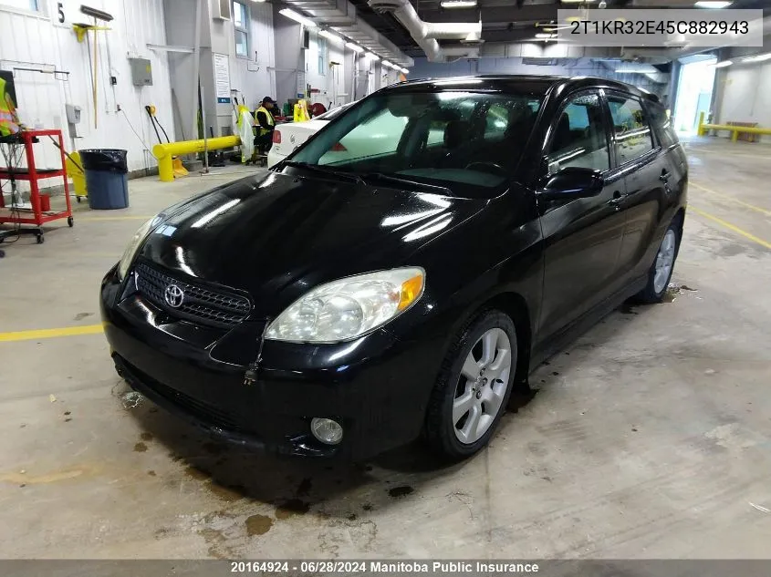 2005 Toyota Matrix Xr VIN: 2T1KR32E45C882943 Lot: 20164924