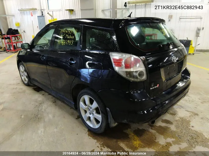 2T1KR32E45C882943 2005 Toyota Matrix Xr