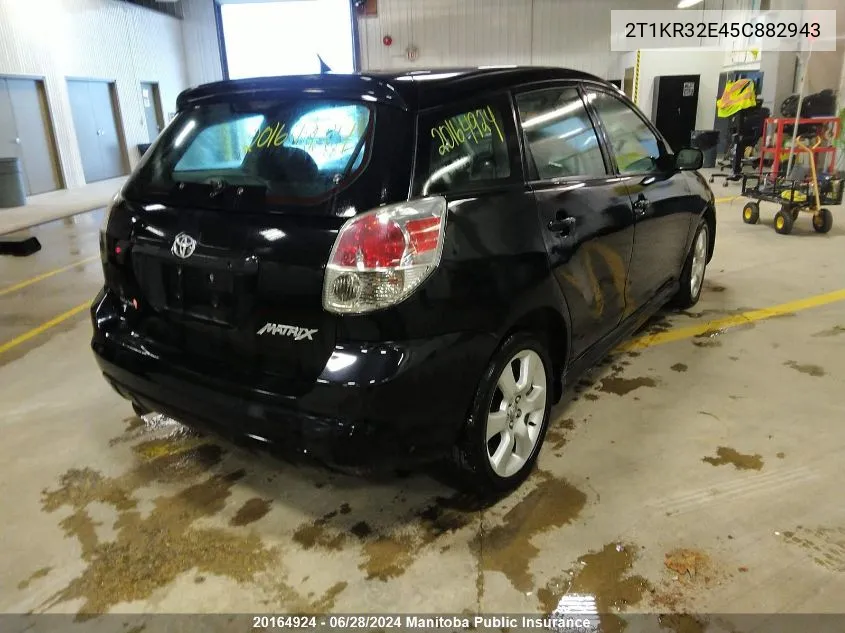 2T1KR32E45C882943 2005 Toyota Matrix Xr