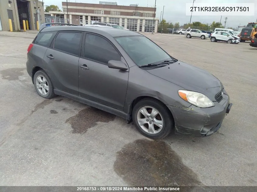 2T1KR32E65C917501 2005 Toyota Matrix