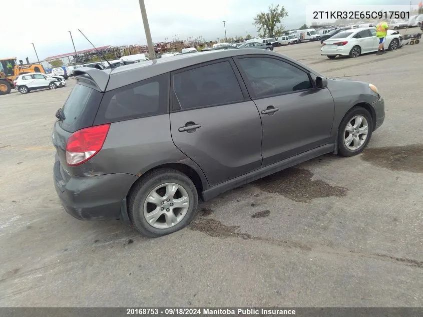 2T1KR32E65C917501 2005 Toyota Matrix