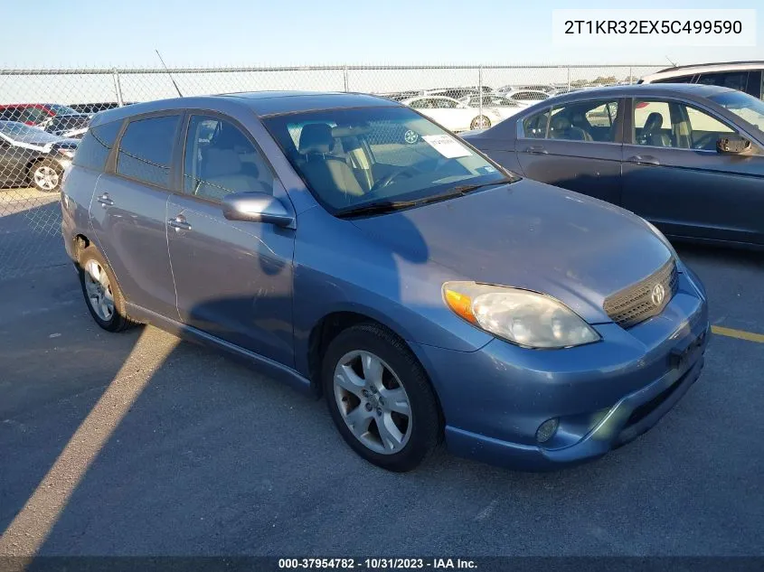 2T1KR32EX5C499590 2005 Toyota Matrix Std/Xr