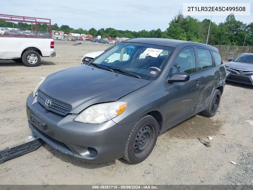 2005 Toyota Matrix VIN: 2T1LR32E45C499508 Lot: 39381710