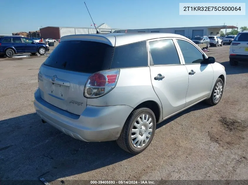 2T1KR32E75C500064 2005 Toyota Matrix