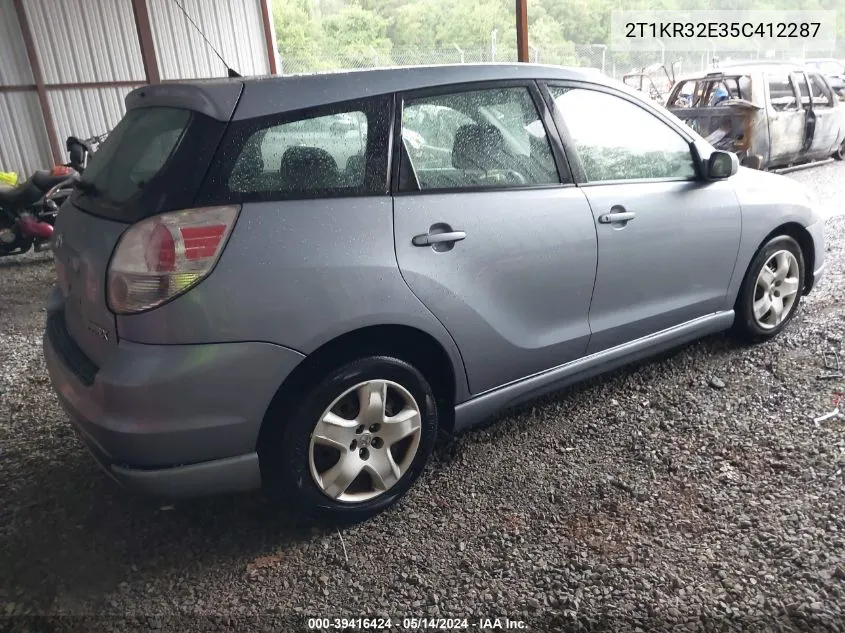 2T1KR32E35C412287 2005 Toyota Matrix Xr