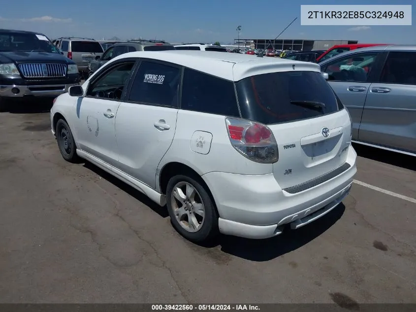 2T1KR32E85C324948 2005 Toyota Matrix Xr