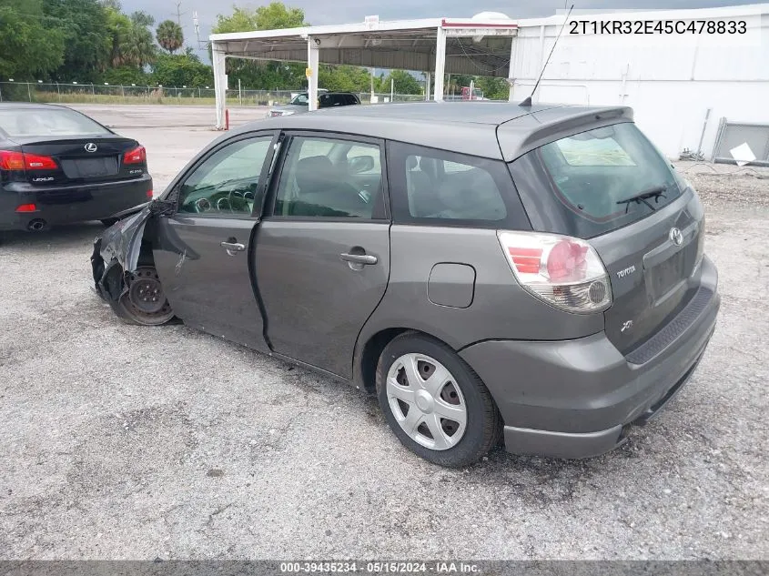 2T1KR32E45C478833 2005 Toyota Matrix Xr