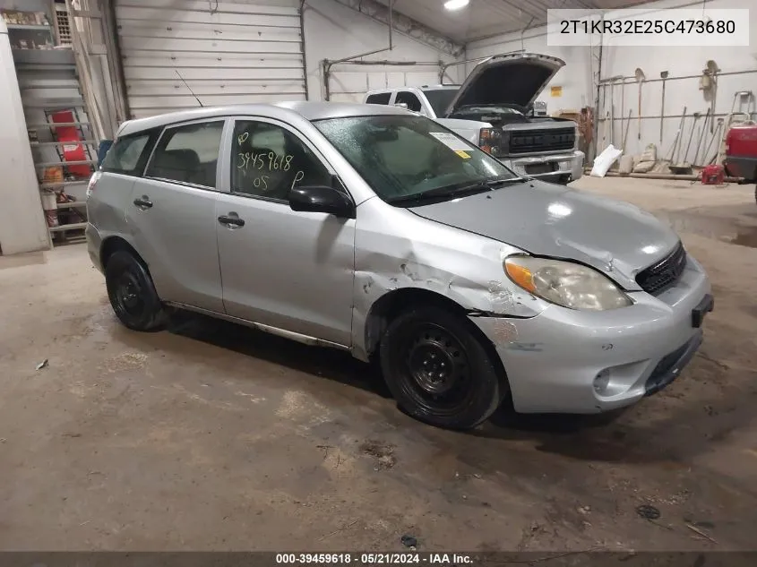 2005 Toyota Matrix VIN: 2T1KR32E25C473680 Lot: 39459618