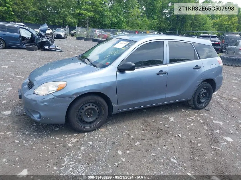 2T1KR32E65C507698 2005 Toyota Matrix