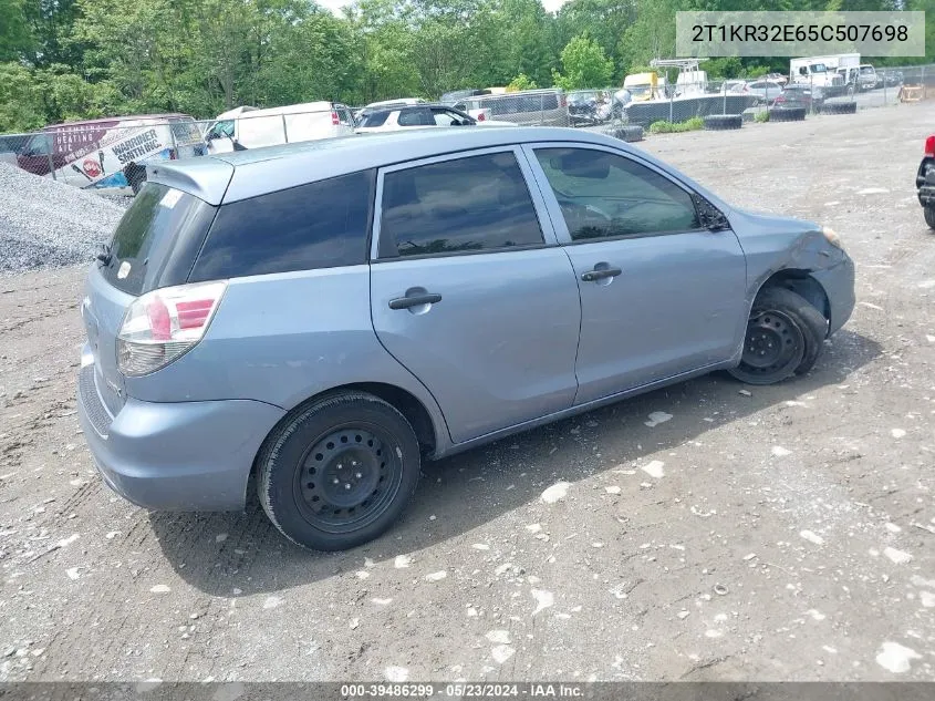 2T1KR32E65C507698 2005 Toyota Matrix