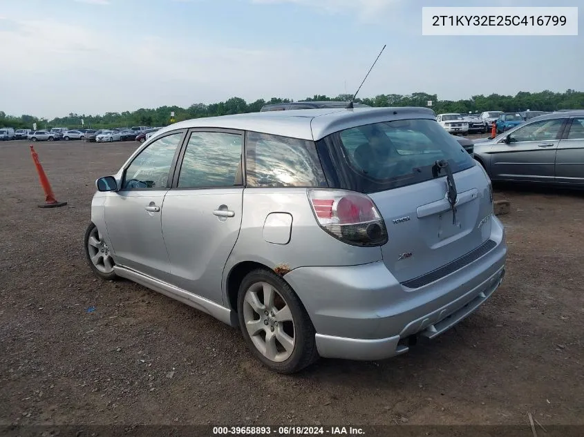 2T1KY32E25C416799 2005 Toyota Matrix Xrs