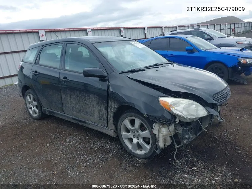 2005 Toyota Matrix Xr VIN: 2T1KR32E25C479009 Lot: 39679328