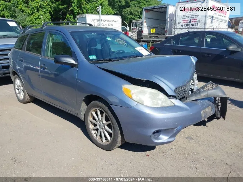 2T1KR32E45C401881 2005 Toyota Matrix