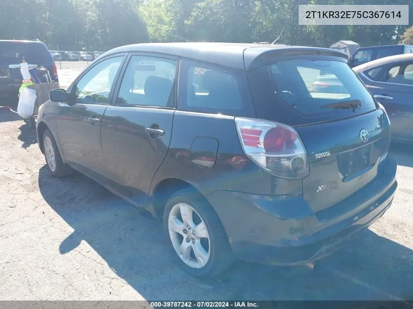 2T1KR32E75C367614 2005 Toyota Matrix Xr