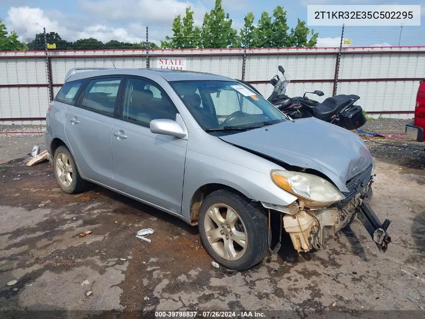 2005 Toyota Matrix Xr VIN: 2T1KR32E35C502295 Lot: 39798837