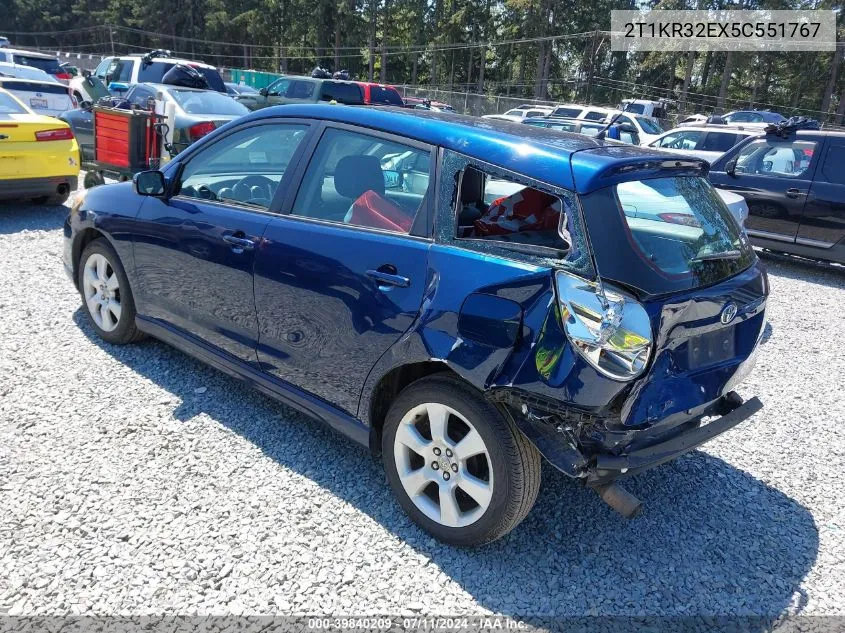 2T1KR32EX5C551767 2005 Toyota Matrix Xr