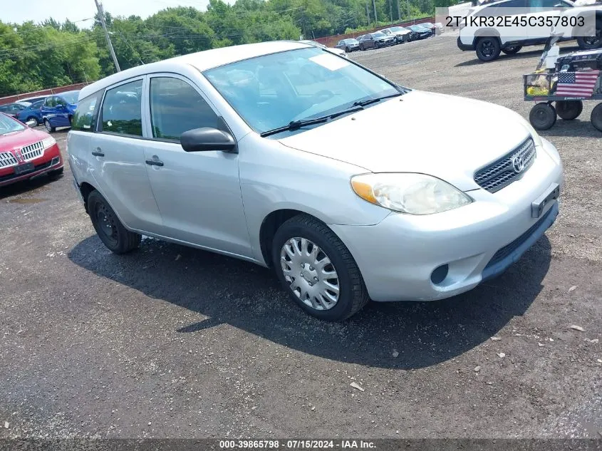 2T1KR32E45C357803 2005 Toyota Matrix