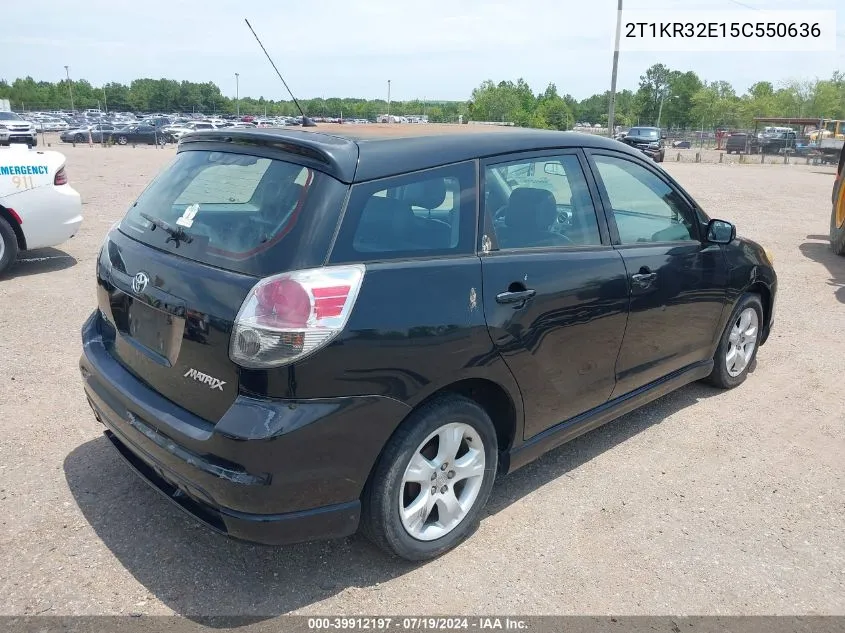 2T1KR32E15C550636 2005 Toyota Matrix Xr