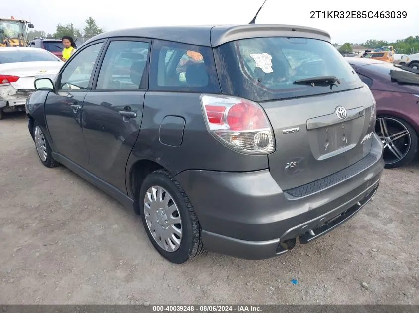 2T1KR32E85C463039 2005 Toyota Matrix Xr