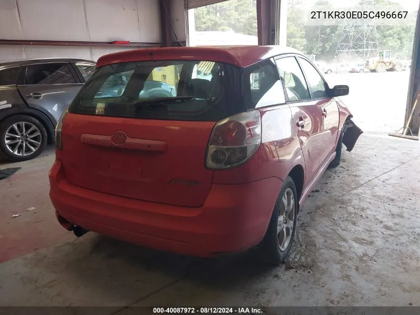 2T1KR30E05C496667 2005 Toyota Matrix Xr