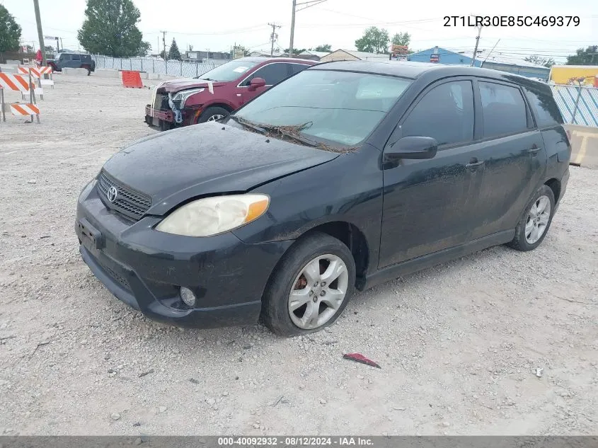 2005 Toyota Matrix Xr VIN: 2T1LR30E85C469379 Lot: 40092932