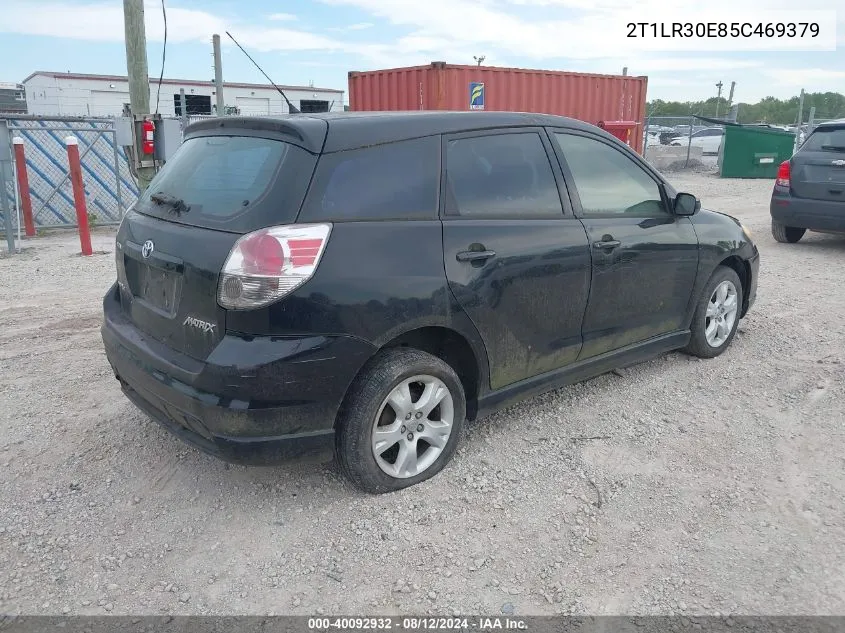 2005 Toyota Matrix Xr VIN: 2T1LR30E85C469379 Lot: 40092932