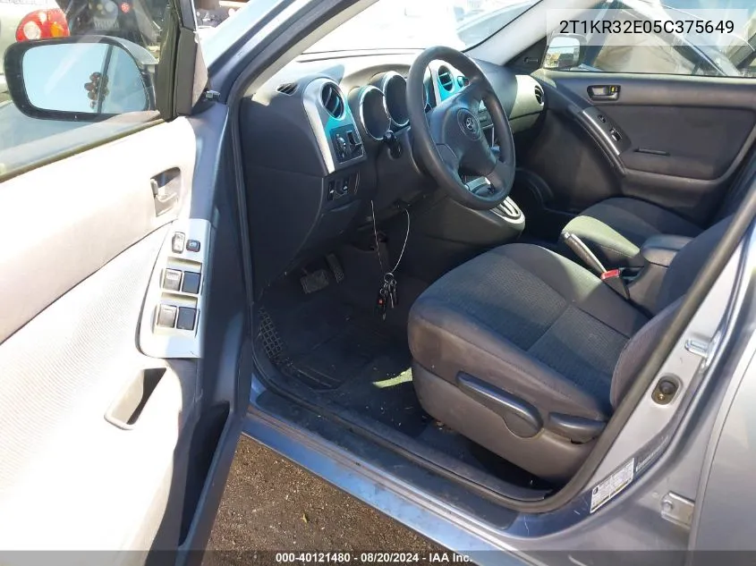 2T1KR32E05C375649 2005 Toyota Matrix