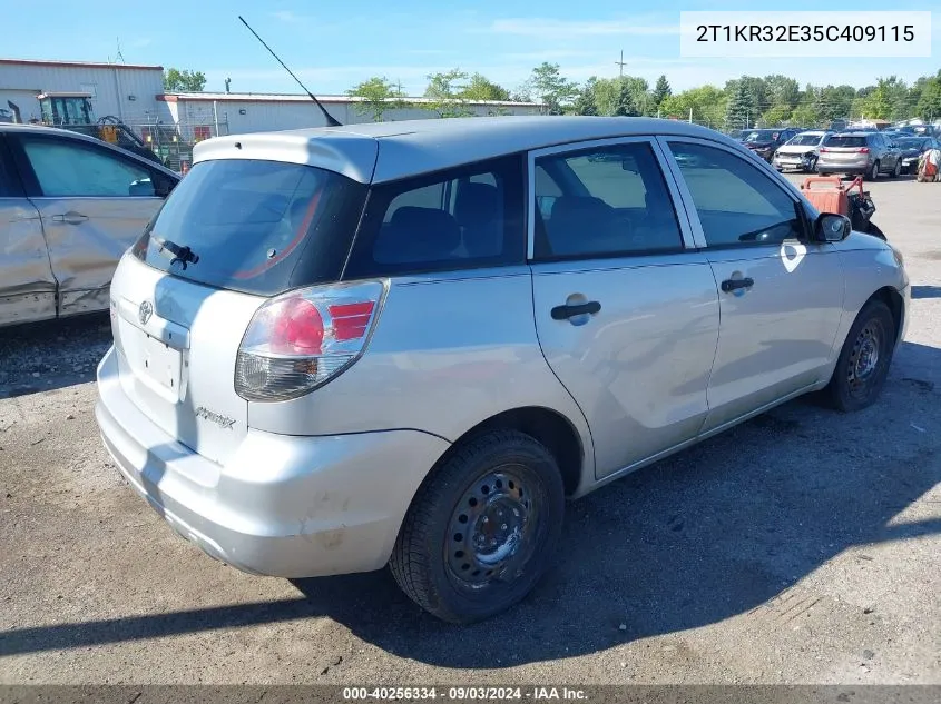 2T1KR32E35C409115 2005 Toyota Matrix