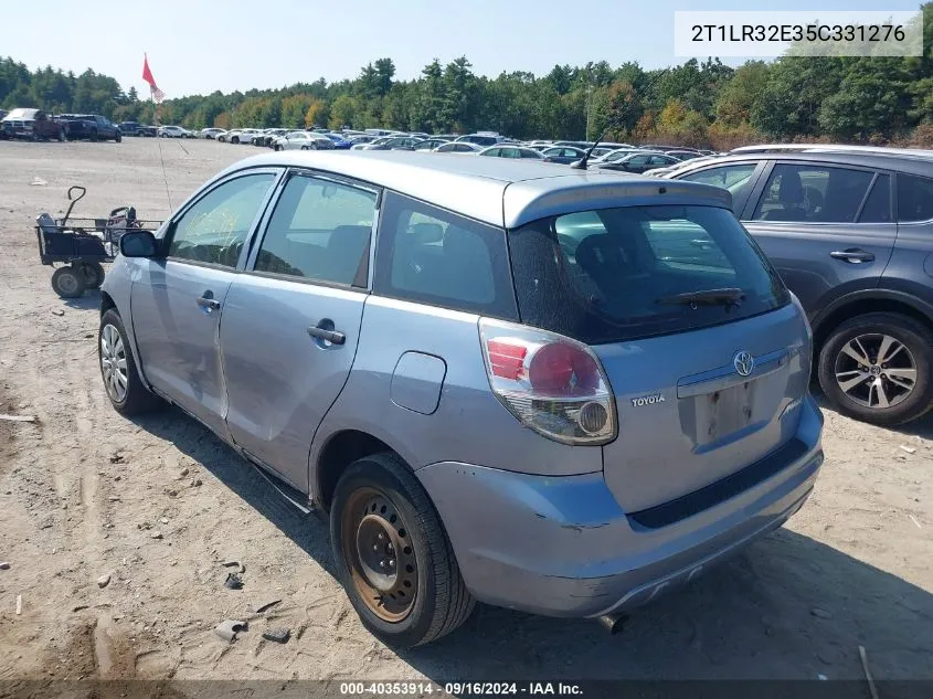 2T1LR32E35C331276 2005 Toyota Matrix