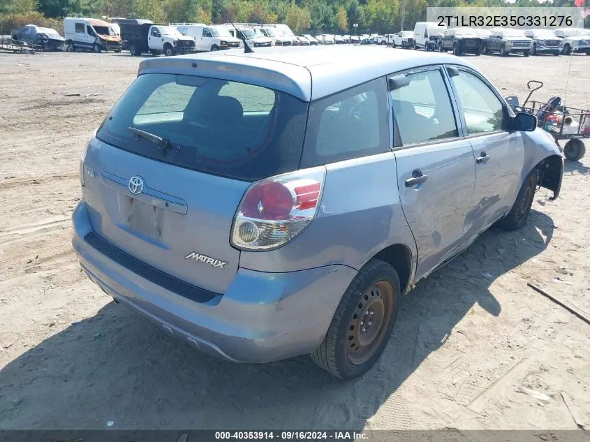 2005 Toyota Matrix VIN: 2T1LR32E35C331276 Lot: 40353914