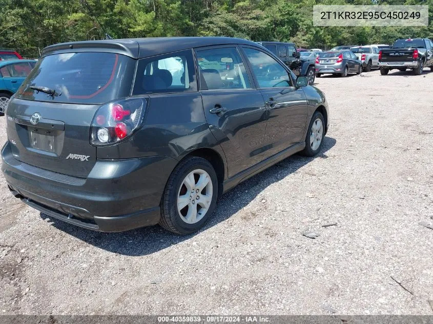 2T1KR32E95C450249 2005 Toyota Matrix Xr