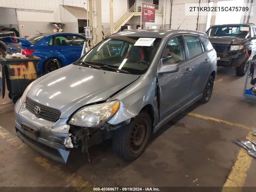 2T1KR32E15C475789 2005 Toyota Matrix Xr