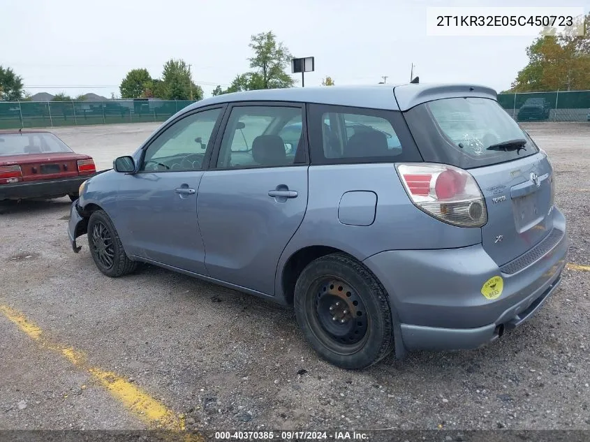 2T1KR32E05C450723 2005 Toyota Matrix Xr