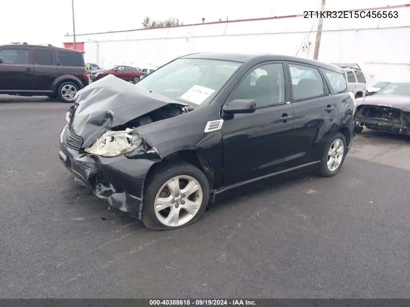 2005 Toyota Matrix Xr VIN: 2T1KR32E15C456563 Lot: 40388618