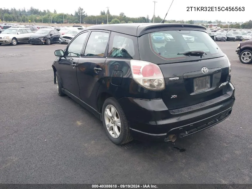 2005 Toyota Matrix Xr VIN: 2T1KR32E15C456563 Lot: 40388618