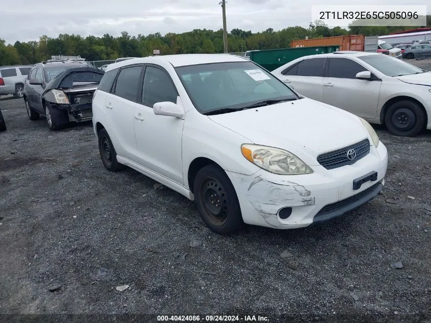 2005 Toyota Matrix Xr VIN: 2T1LR32E65C505096 Lot: 40424086