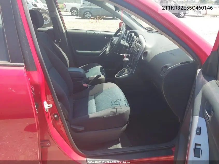 2005 Toyota Matrix Xr VIN: 2T1KR32E55C460146 Lot: 45287913