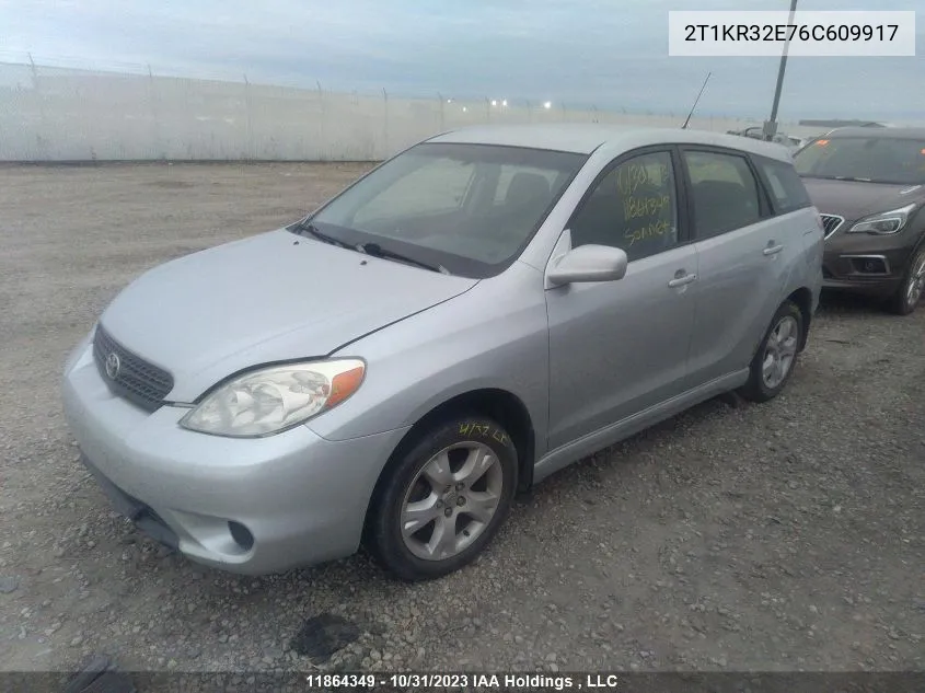 2T1KR32E76C609917 2006 Toyota Corolla Matrix Xr