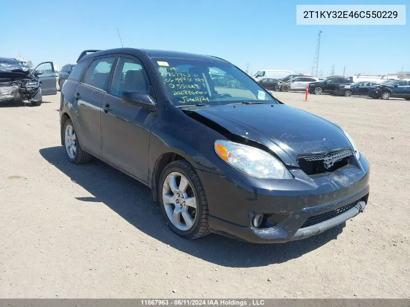 2T1KY32E46C550229 2006 Toyota Matrix Xrs