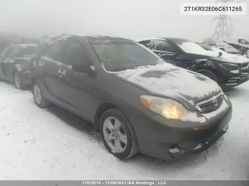 2T1KR32E06C611265 2006 Toyota Matrix Xr/Xrs