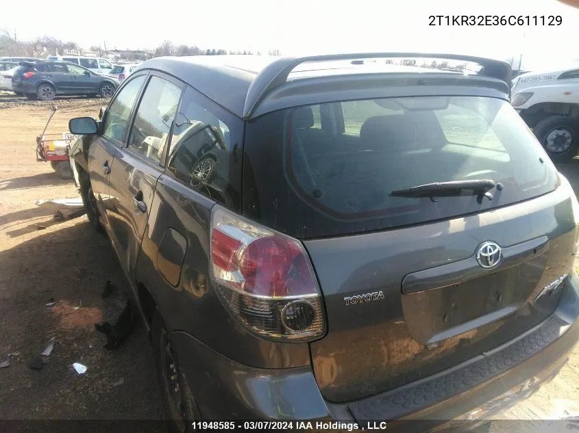 2T1KR32E36C611129 2006 Toyota Matrix Wagon