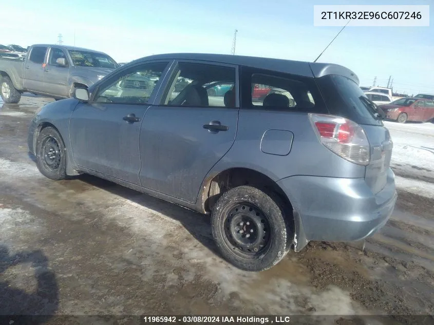 2T1KR32E96C607246 2006 Toyota Matrix Wagon