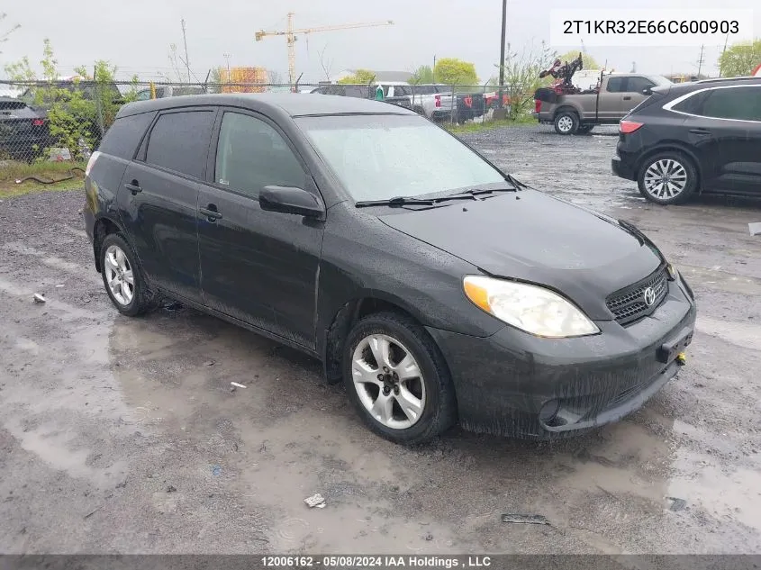 2T1KR32E66C600903 2006 Toyota Matrix Xr/Xrs