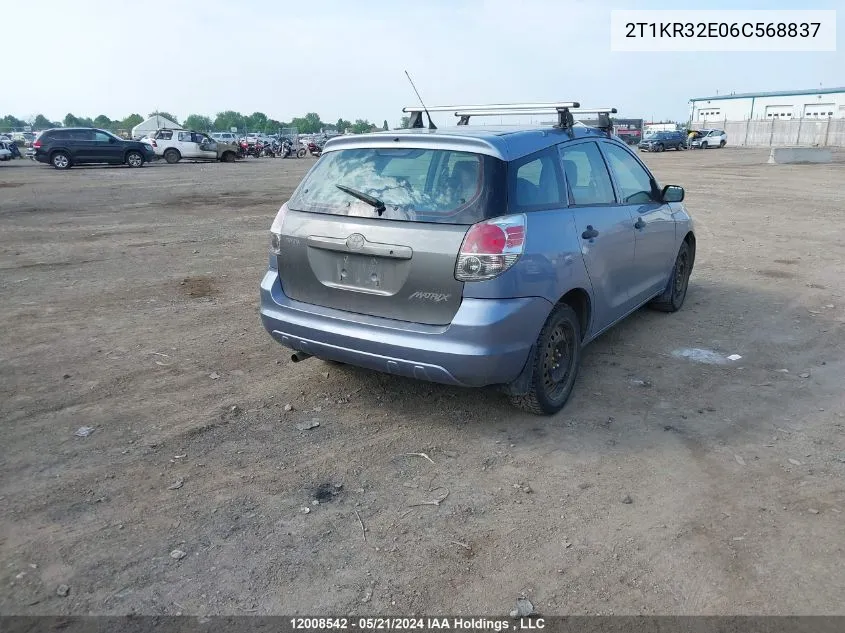 2T1KR32E06C568837 2006 Toyota Matrix Wagon