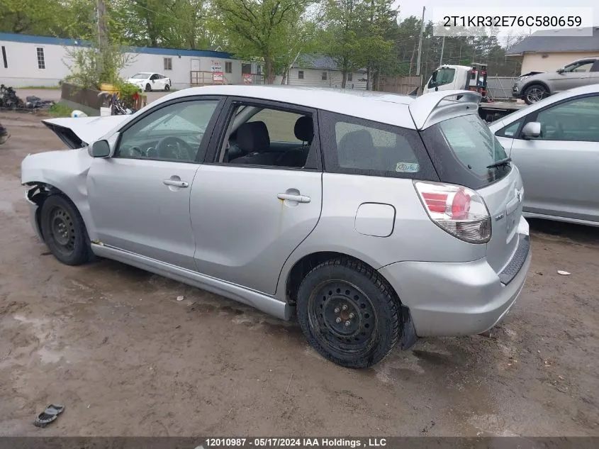 2T1KR32E76C580659 2006 Toyota Matrix Wagon