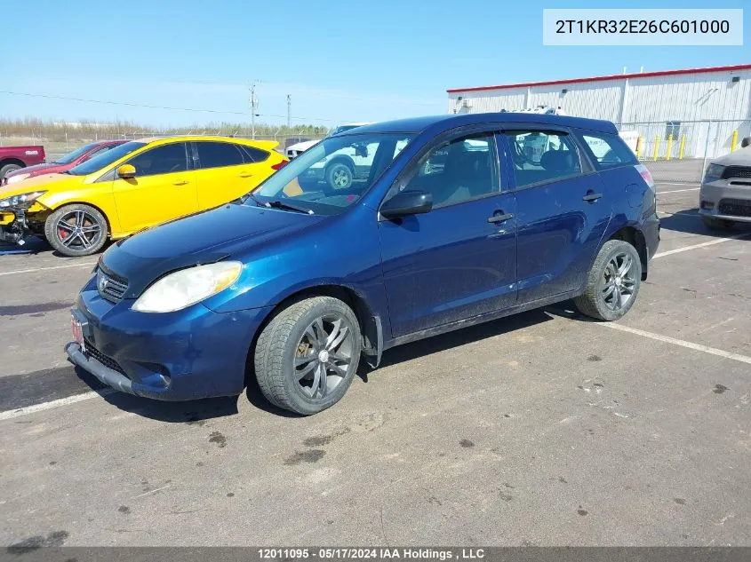 2T1KR32E26C601000 2006 Toyota Matrix Xr/Xrs