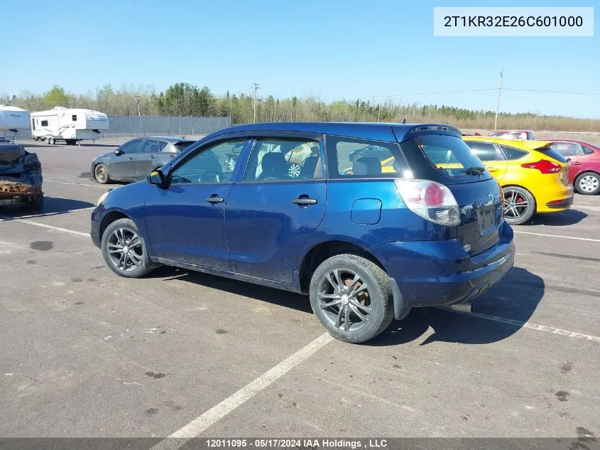 2T1KR32E26C601000 2006 Toyota Matrix Xr/Xrs