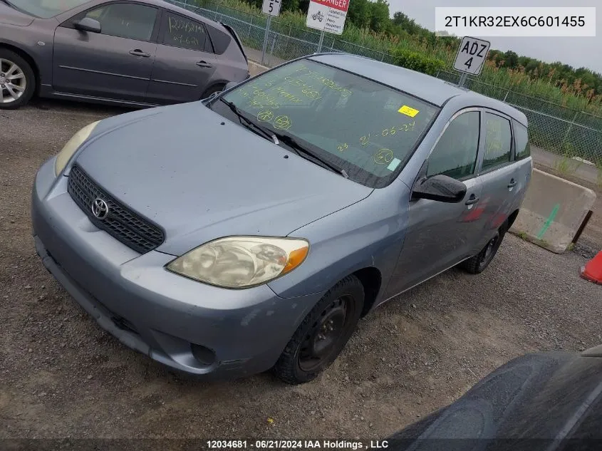 2T1KR32EX6C601455 2006 Toyota Matrix