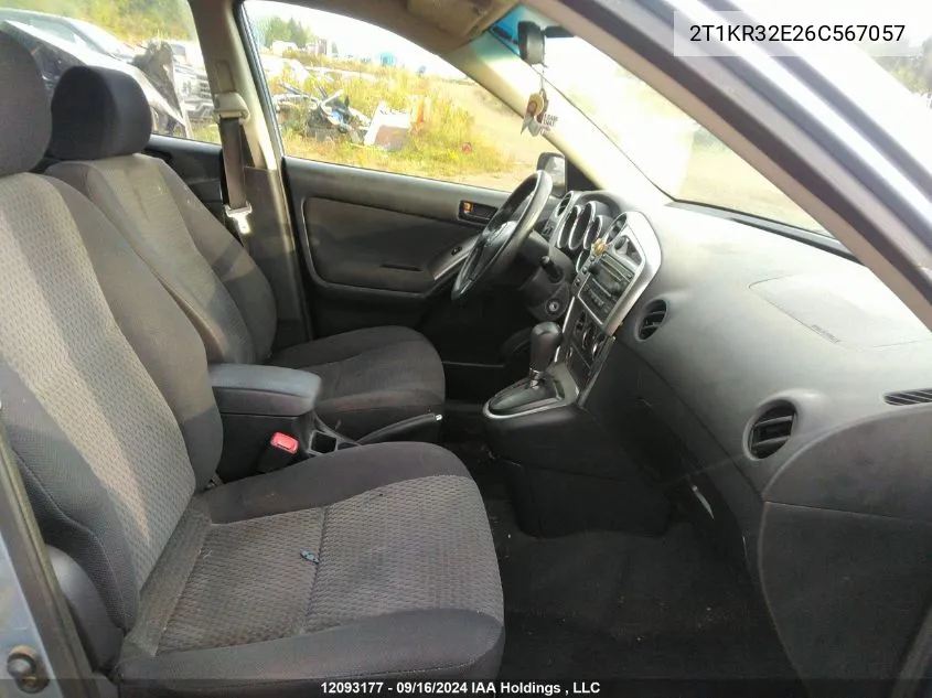 2T1KR32E26C567057 2006 Toyota Matrix Xr/Xrs