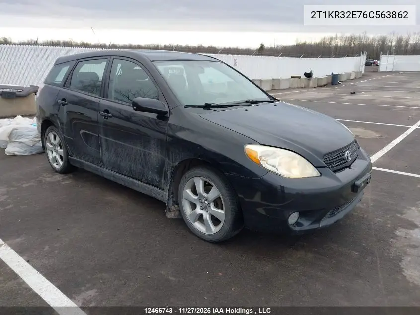 2T1KR32E76C563862 2006 Toyota Corolla Matrix Xr